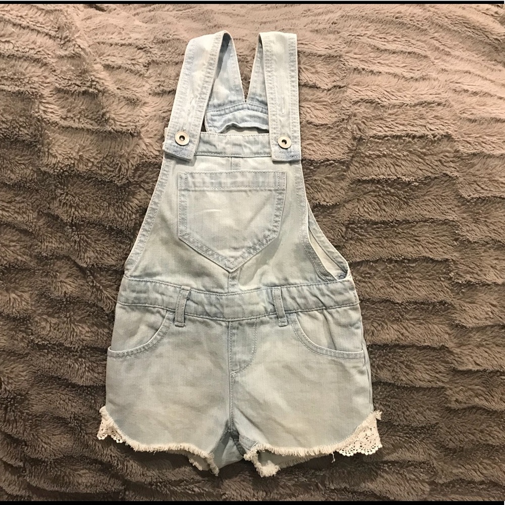 Children’s Place lace short overalls